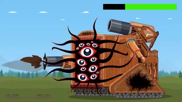 We must conquer the mad Hybrid Monster | ROBLOX DOOR ANGEL Vs KV44 / HELL DORA / Мультики про танки смотреть онлайн