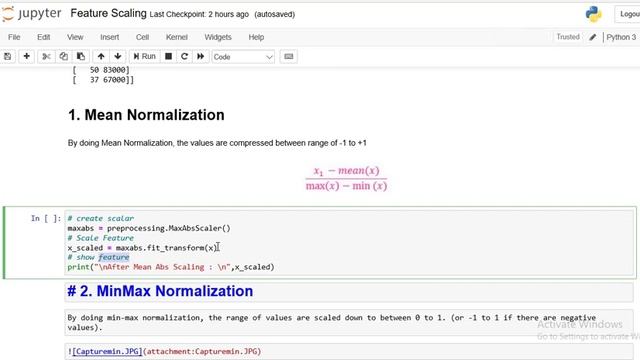 Feature Scaling | Feature Scaling in Python | Machine Learning Algorithms