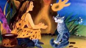 Р.Киплинг "Кошка,которая гуляла сама по себе".