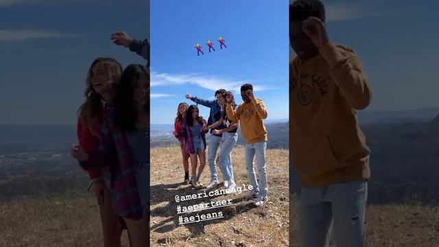 Caleb Mclaughlin Dancing in American Eagle l Behind The scenes 😝