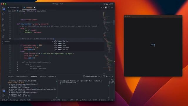 Python API Tutorial: Login System Using Flet & Flask