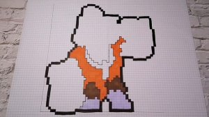 КАК НАРИСОВАТЬ ПЕЩЕРНЫЙ ФРЭНК по клеточкам | Как нарисовать Бравл Старс | Урок рисования Бравл Стар