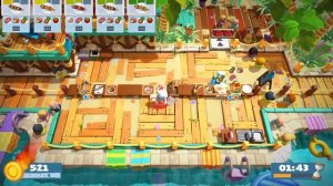 #南国 3-1【オーバークック２】　星４攻略ガイド【Overcooked2!】