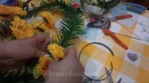 Траурный ритуальный венок своими руками