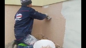Конкурс И  ПРИЗ  # Ceresit CT 77 .ДЕКОРАТИВНАЯ штукатурка на ЦОКОЛЕ своими руками
