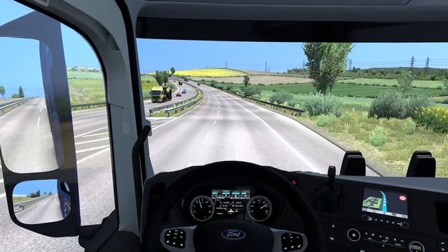 Silent Trucking - Ford F-MAX - Alexandroupoli to Edirne  - ETS2 (No Commentary) смотреть онлайн