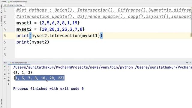 Sets in Python | Sets Functions and methods | Sets Python tutorial for Beginners.