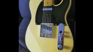 MJT Telecaster Butterscotch Blond Aged finishes Guitar - OC Duff Pickups