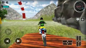 Uphill Moto Bike Stunt Racing - Offroad Bike Driving Simulator - Android Gameplay