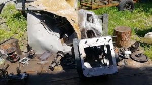 Ремонт коробки минитрактора амжк-8 с сюрпризом