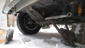 Замена передних пружин Нива