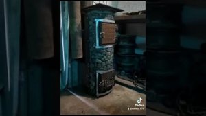 Печка из газовых баллонов.