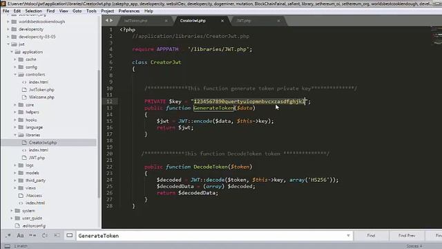 Jwt in php codeigniter | How to add JWT Authentication to a CodeIgniter 3 REST API | codeigniter