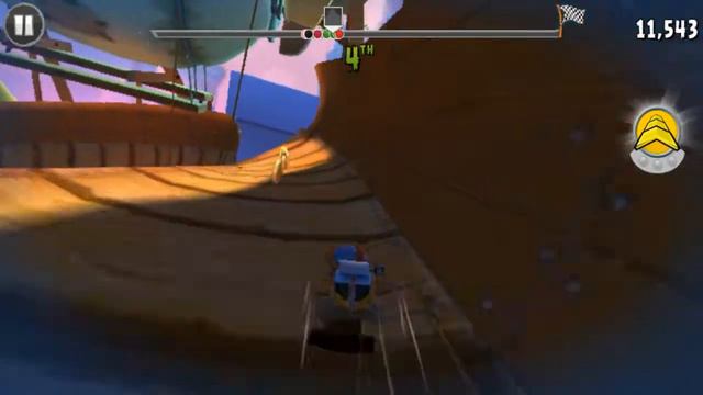Angry Birds GO! Gameplay Walkthrough - Air Track 1 - Race 3 for Android/IOS смотреть онлайн
