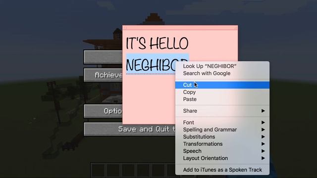 HELLO NEIGHBOR MINECRAFT MAP PT 1 смотреть онлайн