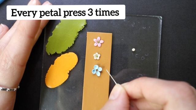 5 Polymer Clay Flowers for making Polymer Clay Earrings / Beginner's Guide / Floral Clay Tutorial