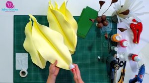 Лилия из фоамирана/изолона DIY