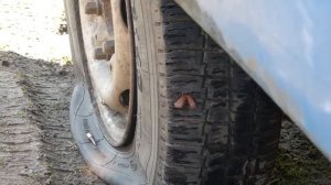 ЧЕМ БЫСТРО ЗАКЛЕИТЬ КОЛЕСО В ДОРОГЕ НЕ СНИМАЯ ЕГО