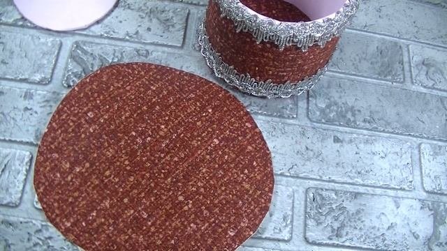 2 Шкатулки из трубы и пластиковой бутылки .  Шкатулки своими руками.