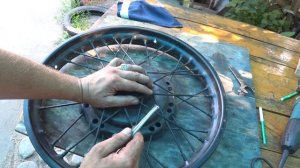 Самодельные спицы и гаражное воронение.