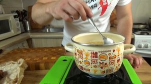 Гороховый суп с копчёными рёбрышками