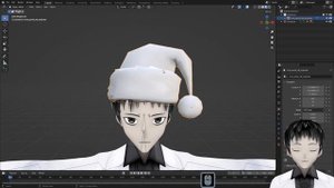 Добавляем аксессуары к VRoid аватару в Blender 3D