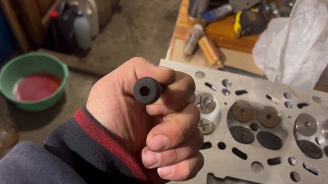 BMW m54b30 притирка клапанов и сборка ГБЦ