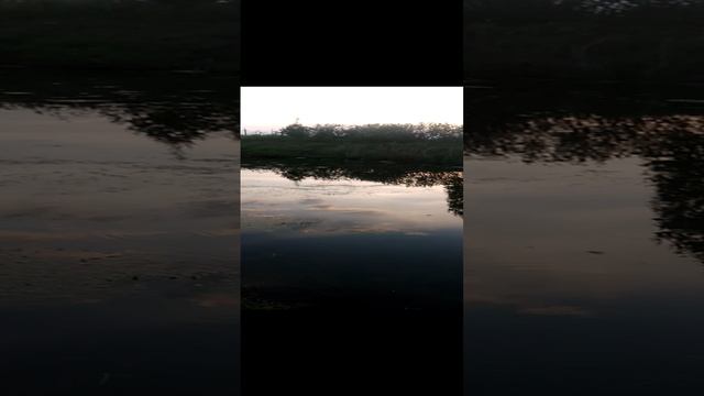 Как же красиво вечером на речке