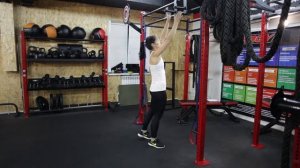 Подтягивание плюс берпи. Гибридное упражнение, технически сложное.