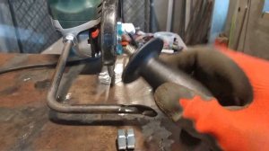 Нормальная ручка для отрезного станка из болгарки (УШМ)