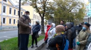 Москва.  Елоховский сквер.  2020 год.