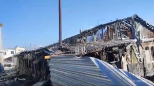 Четыре человека пострадало на пожаре в городе Томске (среди них трое детей).