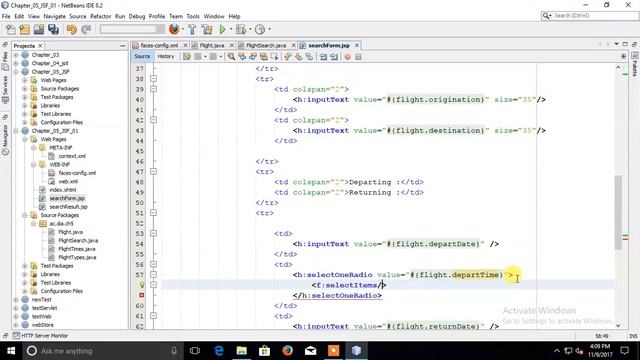 JavaServer Faces(JSF) with projects (Flight Search)_Part_02 смотреть онлайн