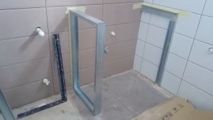 тумба из гипсокартона, для умывальника. Монтаж гипсокартона.