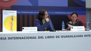 Presentación del libro "Umbilical "de Andrés Neuman en la FIL Guadalajara 2023