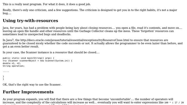 Code Review: Simple Java calculator (4 Solutions!!) смотреть онлайн