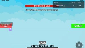 Паркур в Roblox часть 2