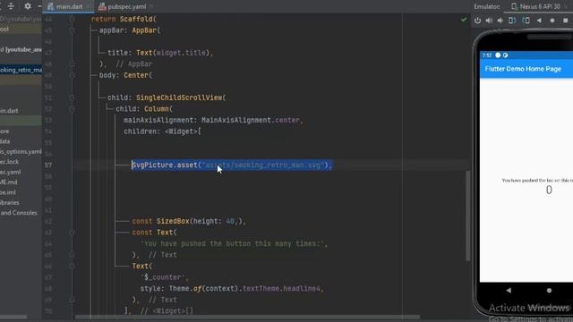 How to show svg picture (Asset and Network) in Flutter - Flutter svg example