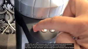 How to program the grind amount Graef CM900 #baristaskills #graef