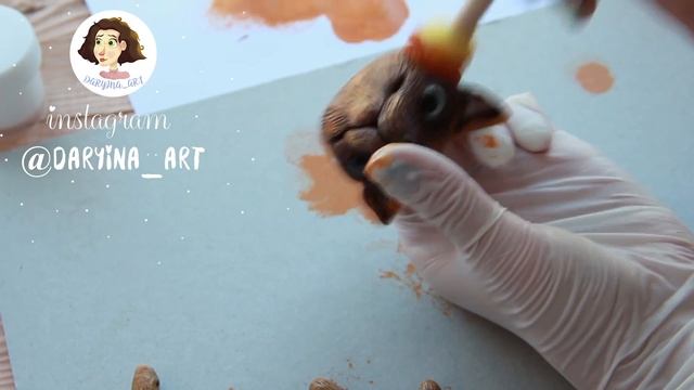 Мастер класс Как покрасить полимерную глину акрилом смотреть онлайн