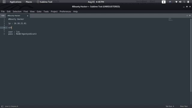 Bounty Hacker | TryHackMe writeup смотреть онлайн
