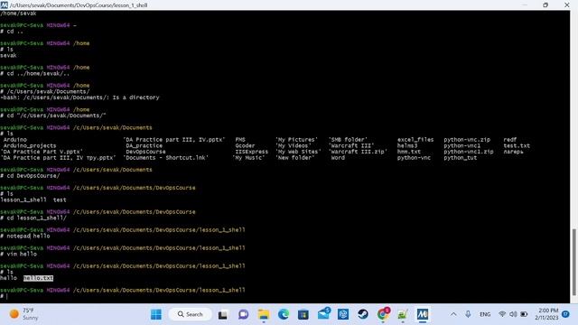 Shell scripts part 1