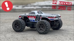 Test 3S HPI SAVAGE XS FLUX - самый НЕПОНЯТНЫЙ монстр! | poritor rc