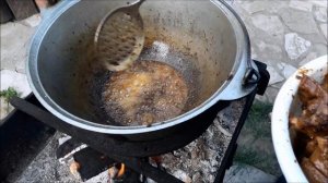 Жаркое с бараниной обалденно вкусное с овощами в казане