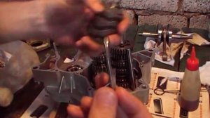 сборка коробки передач двигателя от stels trigger