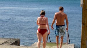 Анапа. Пустые пляжи Черного  моря. 1 октября в Анапе