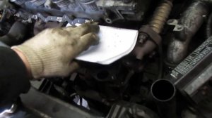 Как турбина гонит масло. Nissan 2.2 DDTI.