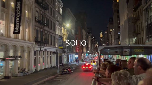 Fiz um TOUR EMOCIONANTE por NEW YORK!! Ônibus de turismo + Nova York iluminada à noite é LINDA! 😍 смотреть онлайн