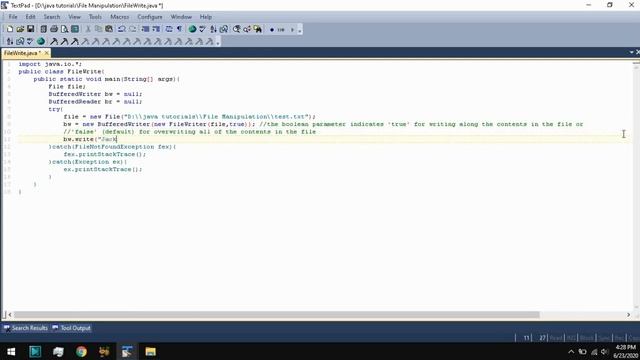 Java Advanced Tutorial 2 : Writing To File смотреть онлайн