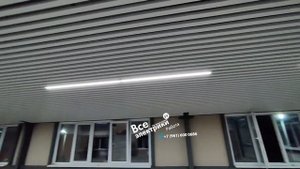 Монтаж кубообразного реечного потолка ( кубота )